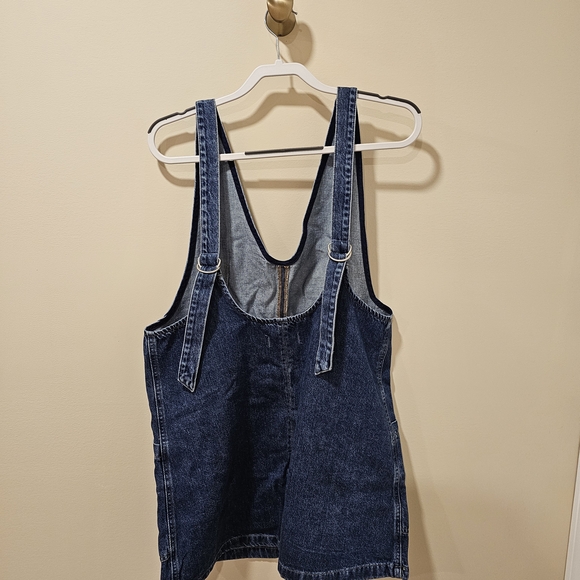 We The Free; Free People Blue Denim Skirtall. NWOT Size LARGE - Picture 2 of 4